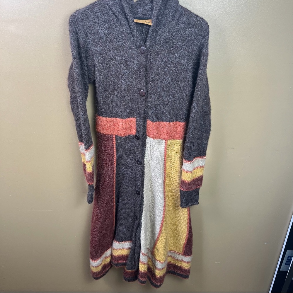 Peruvian Trading Co Aerika Cardigan Duster Sweater Women's Small
